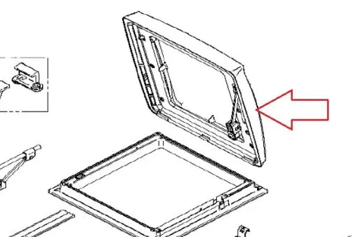 Thule Vent Dakluikkap Wit