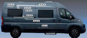 Jeu d'autocollants Pössl Summit 600 Plus spécial