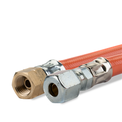 PVC Gas Hose 1/4 Left x 6/8 mm, 40 cm