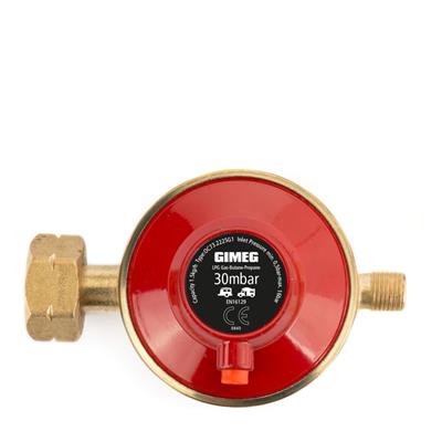 Régulateur de pression de gaz avec soupape de sécurité, 30 mb, combiné, 1/4 de pouce
