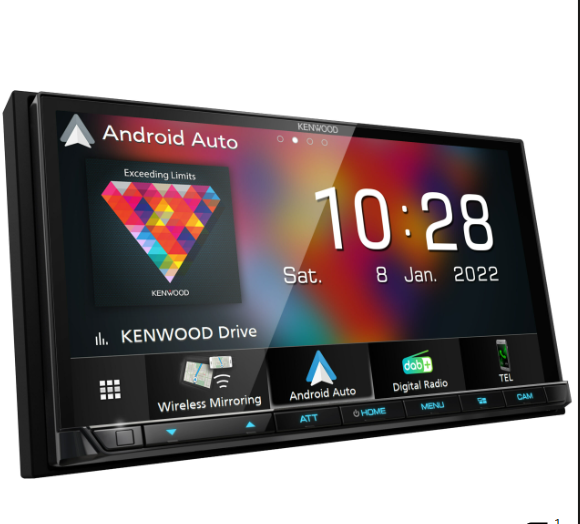Kenwood dmx 8021 dab met sygic app