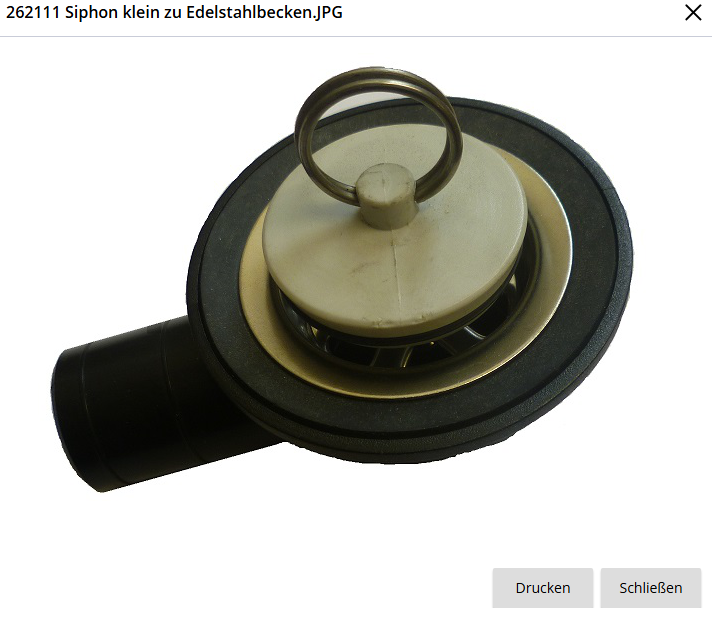 Siphon Concorde Credo 39 mm