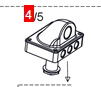 Dakdoorvoer chausson 1x32mm + 3x16mm