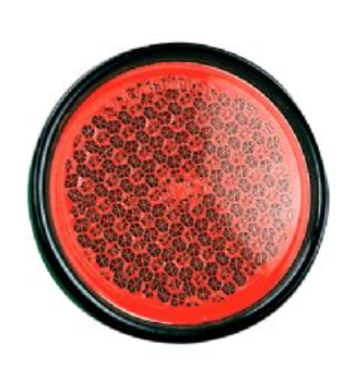 rode reflector met schroef