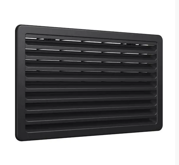 Grille d'aération pour réfrigérateur Thetford 257 x 432, noir