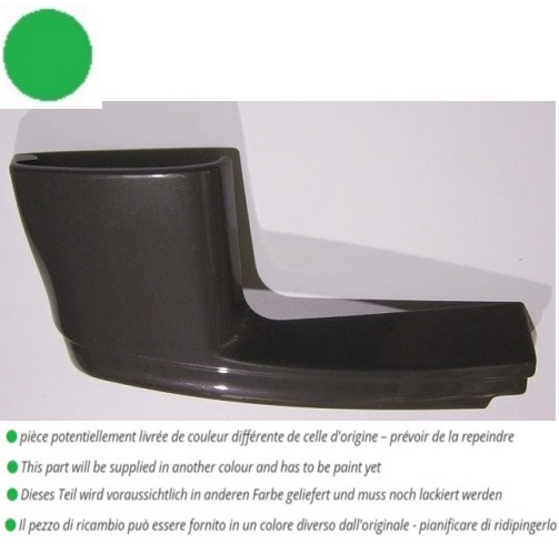 Bumper achterhoek links anthracite