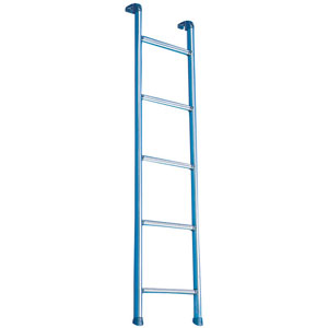 Stapelbed ladder ALU 150*28 5 treden