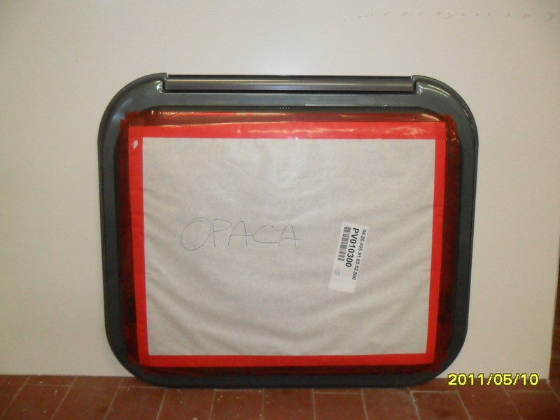 Raam polyplastic 500x400 mod 4.26 opaal