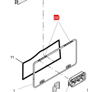 Scharnier garagedeur Chausson/challenger