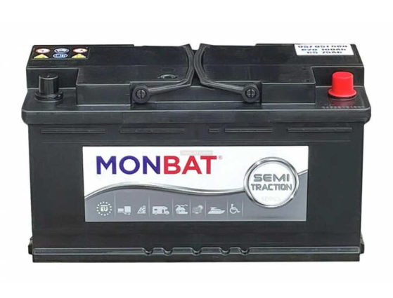 Batterie de traction Semit 12 V AGM Monbat