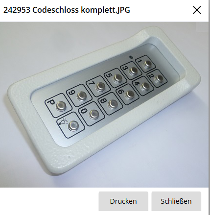 Codeslot voor ingangsdeur concorde