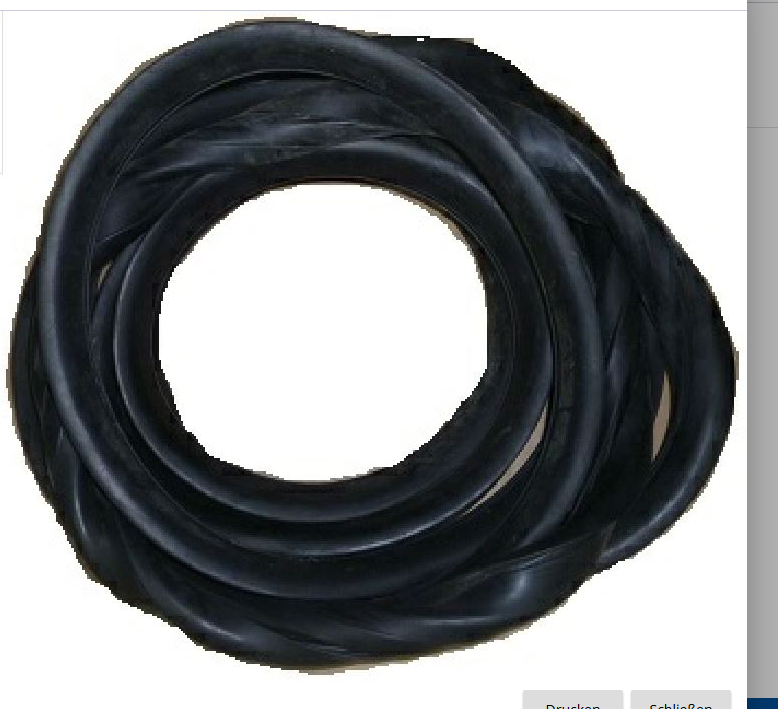 Rubber voorruit liner vanaf 2015 voor raam 2104577