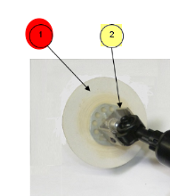 Spuitkopkap rond (d=80,7mm pvc)voering modell 2015
