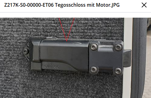 Elektrische klepvergrendeling
