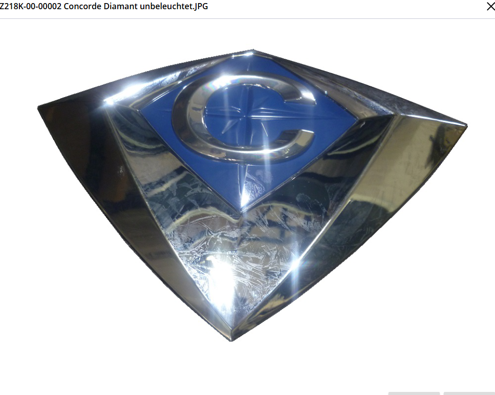 Logo diamant zonder verlichting