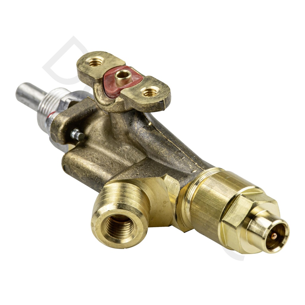 Gasklep 6mm diameter