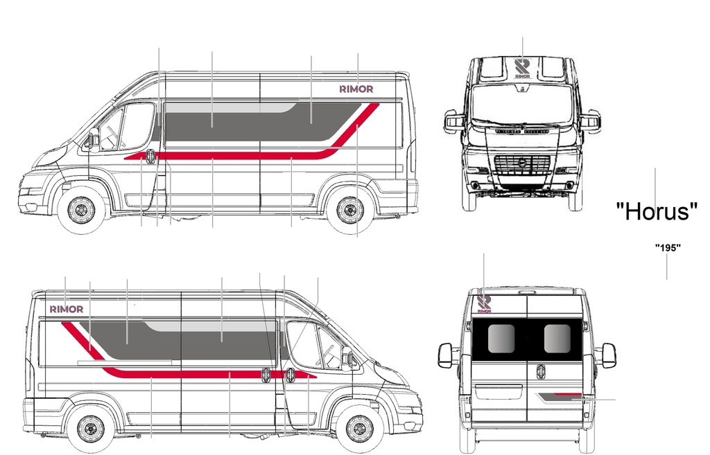 Sticker Horus grijs schuifdeur (12)