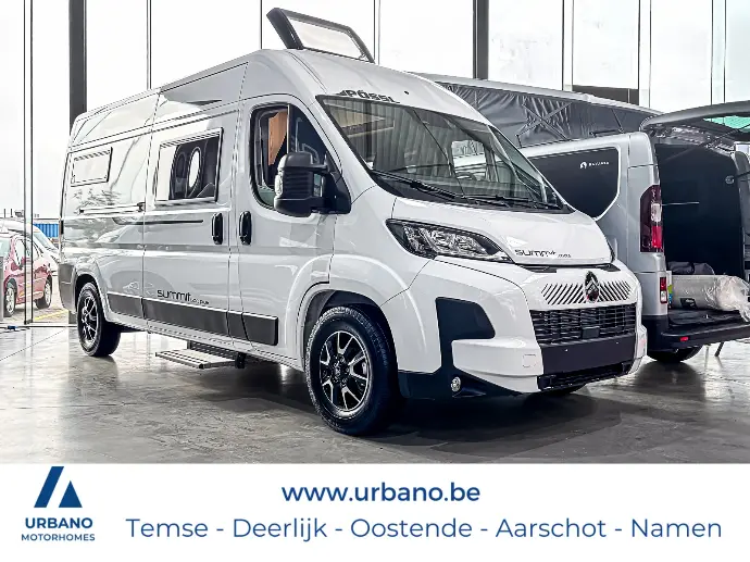 Pössl Summit 600L 2025 Pop-Up Fiat 140 PK automaat