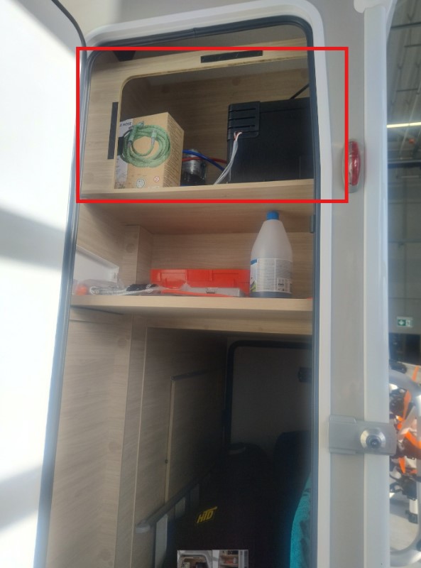 afdekplaat boiler in garage